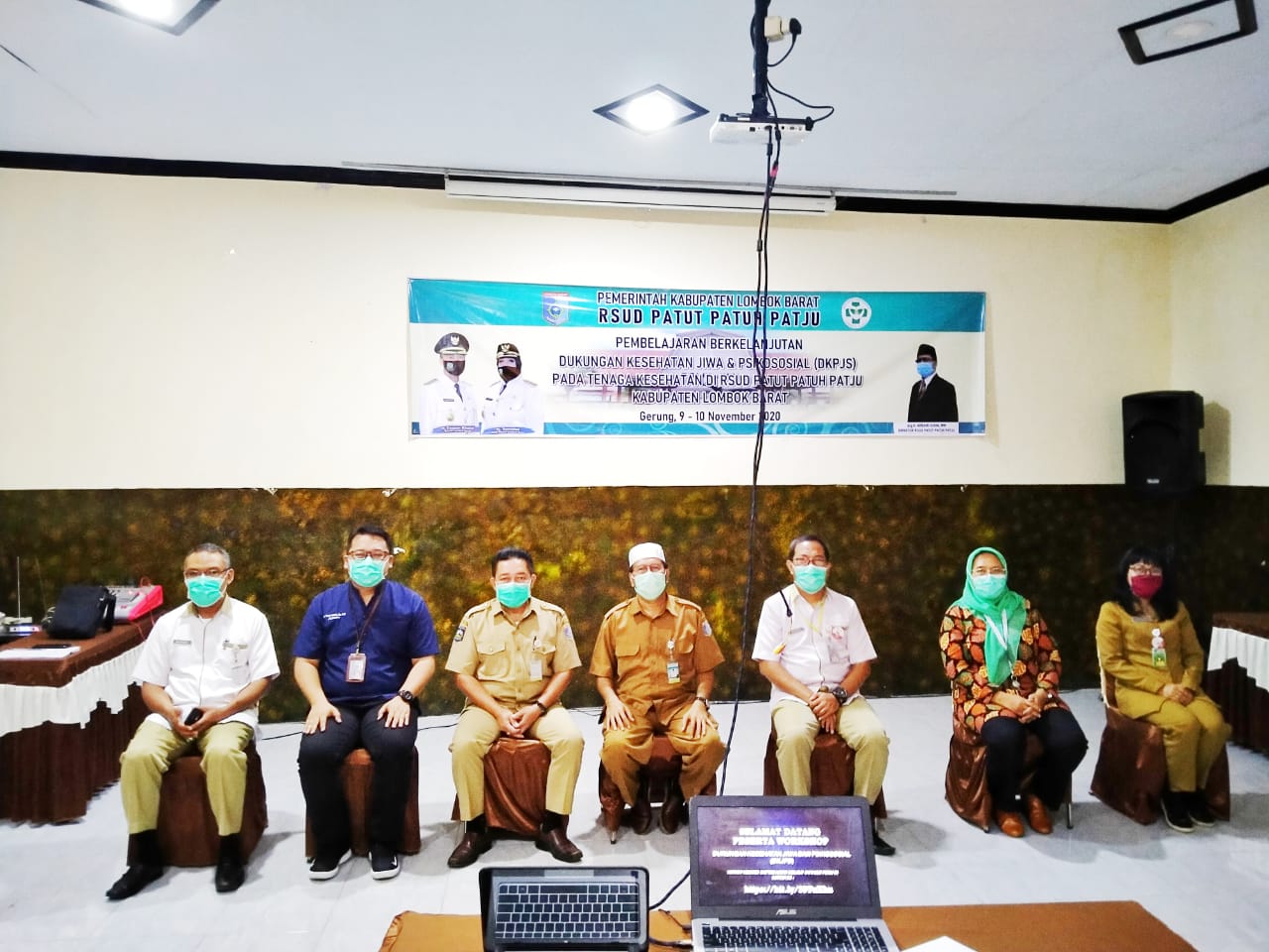 DUKUNGAN KESEHATAN JIWA DAN PSIKOSOSIAL (DKJPS) BAGI NAKES RSUD PATUT PATUH PATJU